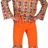 Overig Hippie Outfit Heren Groovy Circels -Goedkope Feest Pracht Winkel hippie outfit heren groovy circels