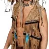Overig Hippy/Indianen Vest Voor Heren -Goedkope Feest Pracht Winkel hippy indianen vest voor heren