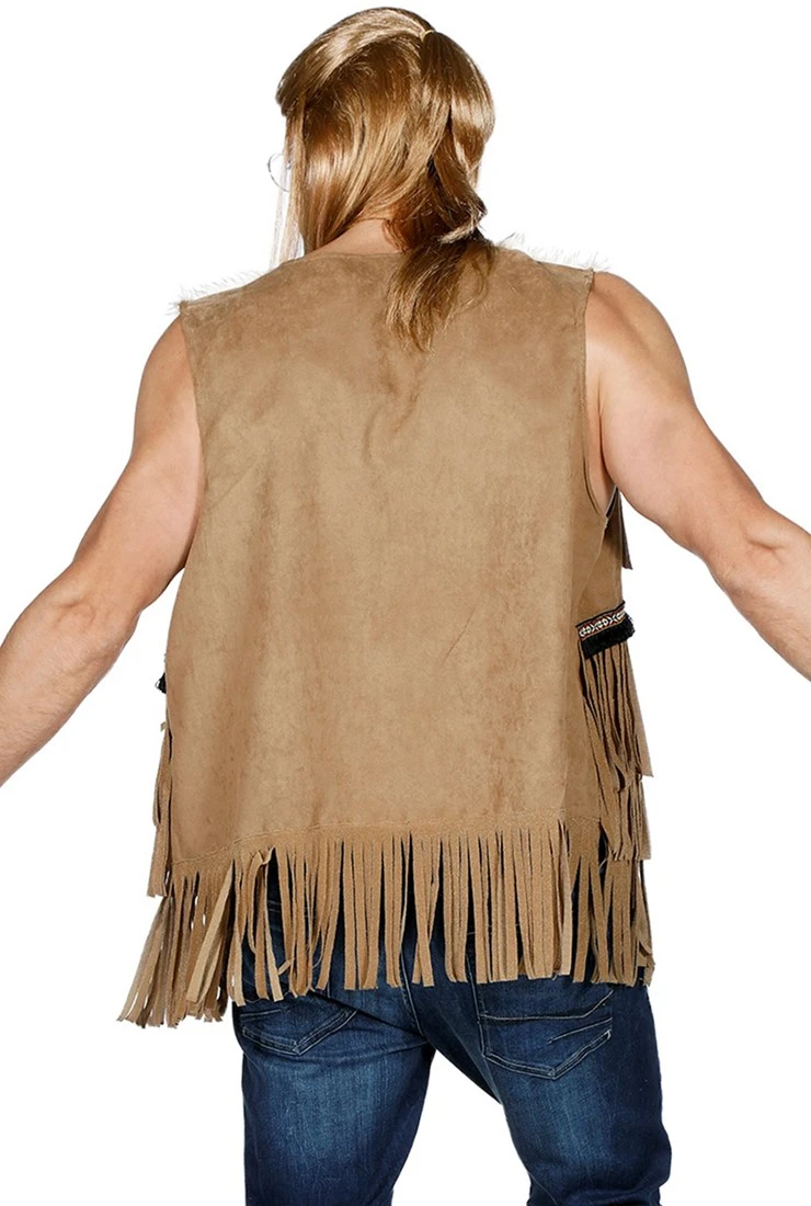 Overig Hippy/Indianen Vest Voor Heren 6 Overig Hippy/Indianen Vest Voor Heren - Afbeelding 4
