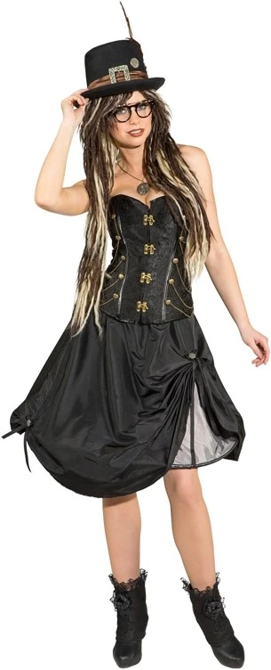 Overig Hoepelrok Steampunk Zwart 3 Overig Hoepelrok Steampunk Zwart