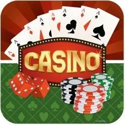 Overig Huldeschild Casino - 50x50cm