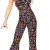 Overig Jumpsuit Disco Seventies Flower Power -Goedkope Feest Pracht Winkel jumpsuit disco seventies flower power