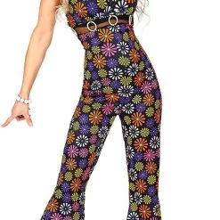 Overig Jumpsuit Disco Seventies Flower Power