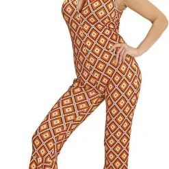 Overig Jumpsuit Disco Seventies Groovy Ruit -Goedkope Feest Pracht Winkel jumpsuit disco seventies groovy ruit 3