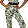 Overig Jumpsuit Disco Seventies Groovy Waves -Goedkope Feest Pracht Winkel jumpsuit disco seventies groovy waves