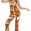 Overig Jumpsuit Disco Seventies Hippie Retro