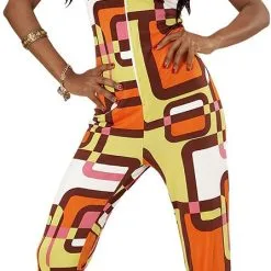 Overig Jumpsuit Disco Seventies Hippie Retro -Goedkope Feest Pracht Winkel jumpsuit disco seventies hippie retro 3