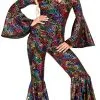 Overig Jumpsuit Disco Seventies Multi Circles -Goedkope Feest Pracht Winkel jumpsuit disco seventies multi circles