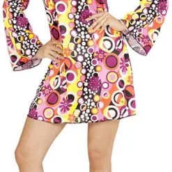 Overig Jurkje Disco Seventies Groovy Flowers