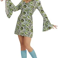 Overig Jurkje Disco Seventies Groovy Waves