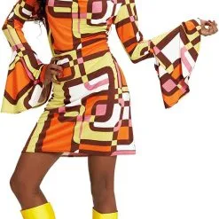 Overig Jurkje Disco Seventies Hippie Retro -Goedkope Feest Pracht Winkel jurkje disco seventies hippie retro 3