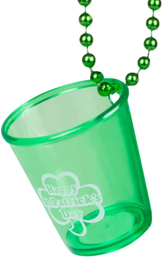 Overig Ketting Met Shotglaasje Groen St. Patrick's Day 5 Overig Ketting Met Shotglaasje Groen St. Patrick's Day - Afbeelding 3