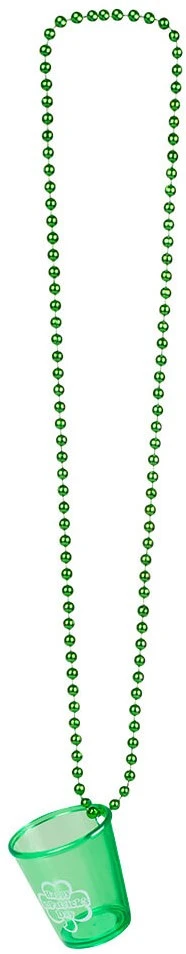 Overig Ketting Met Shotglaasje Groen St. Patrick's Day 4 Overig Ketting Met Shotglaasje Groen St. Patrick's Day - Afbeelding 2