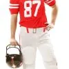 Overig Kinderkostuum American Football Rood/Wit