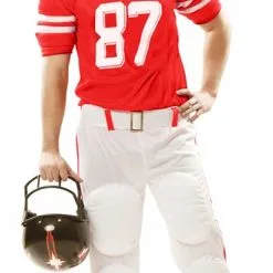 Overig Kinderkostuum American Football Rood/Wit