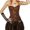 Overig Korset Steampunk Bruin Luxe 1 Overig Korset Steampunk Bruin Luxe -Goedkope Feest Pracht Winkel korset steampunk bruin luxe