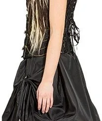 Overig Korset Steampunk Zwart Met Gouden Sluiting -Goedkope Feest Pracht Winkel korset steampunk zwart met gouden sluiting 2