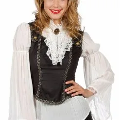 Overig Luxe Piratenblouse Ecru Met Top Voor Dames
