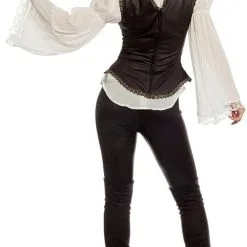 Overig Luxe Piratenblouse Ecru Met Top Voor Dames 9 Overig Luxe Piratenblouse Ecru Met Top Voor Dames -Goedkope Feest Pracht Winkel luxe piratenblouse ecru met top voor dames 3