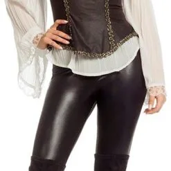 Overig Luxe Piratenblouse Ecru Met Top Voor Dames 10 Overig Luxe Piratenblouse Ecru Met Top Voor Dames -Goedkope Feest Pracht Winkel luxe piratenblouse ecru met top voor dames voorkant 2