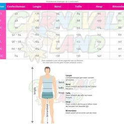 Overig Disco Outfit Man Seventies Blok 9 Overig Disco Outfit Man Seventies Blok -Goedkope Feest Pracht Winkel maattabel 9009 2