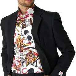 Overhemd OppoSuits King Of Clubs -Goedkope Feest Pracht Winkel overhemd opposuits king of clubs voorbeeld