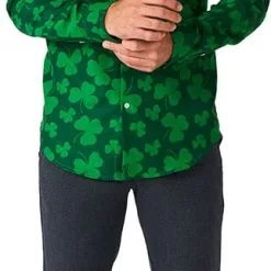 Overhemd Suitmeister St. Patricksday Green -Goedkope Feest Pracht Winkel overhemd suitmeister st patricksday green 2