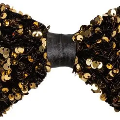 Overig Pailletten Strikje Goud Luxe