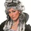 Overig Pruik Rococo Zwart/Grijs -Goedkope Feest Pracht Winkel pruik rococo zwart grijs