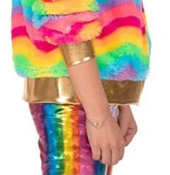Overig Regenboog Jasje Voor Meisjes -Goedkope Feest Pracht Winkel regenboog jasje voor meisjes zijkant