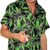 Overig Reggae Blouse Cannabis Voor Heren -Goedkope Feest Pracht Winkel reggae blouse cannabis voor heren