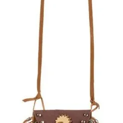Overig Schoudertasje Ibiza Bruin Met Franjes