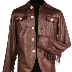 Overig Seventies Hippie Jas Psychedelic Met Franjes