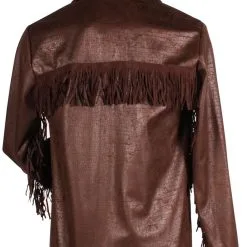 Overig Seventies Hippie Jas Psychedelic Met Franjes -Goedkope Feest Pracht Winkel seventies hippie jas psychedelic met franjes achterkant