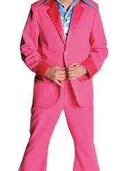 Overig Seventies Kostuum Heer Pink