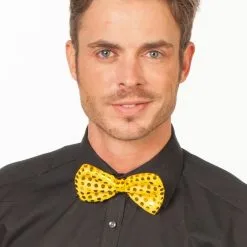 Overig Strikje Pailletten Goud