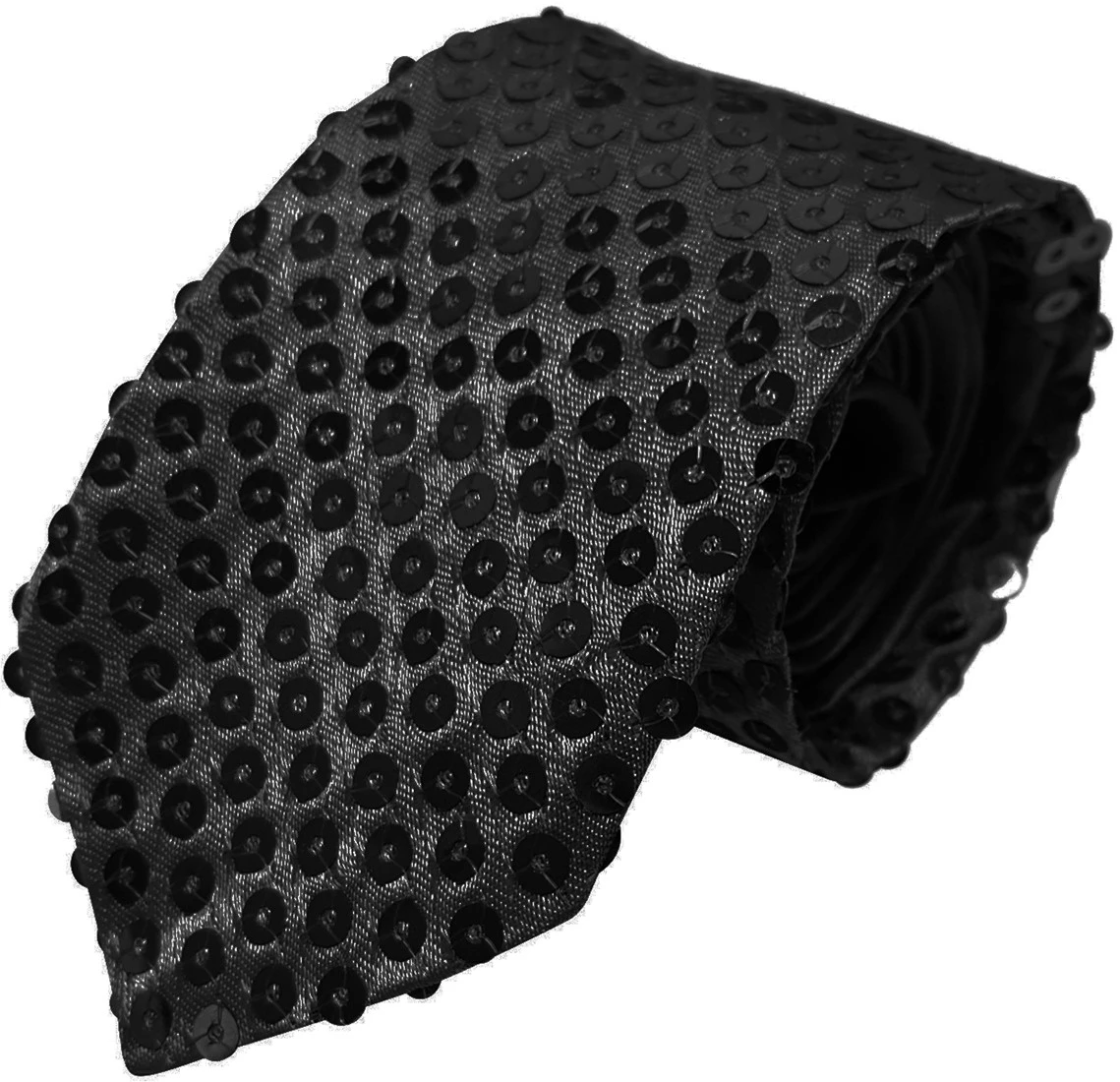 Overig Stropdas Disco Pailletten Zwart 3 Overig Stropdas Disco Pailletten Zwart