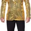 Suitmeister Glitter Jasje Goud 2 Suitmeister Glitter Jasje Goud -Goedkope Feest Pracht Winkel suitmeister glitter jasje goud