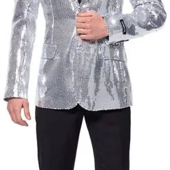 Suitmeister Glitter Jasje Zilver