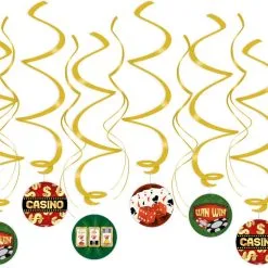 Overig Swirl Decoratie Casino (12st)