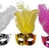 Overig Venetiaans Masker + Veren Bont 2 Overig Venetiaans Masker + Veren Bont -Goedkope Feest Pracht Winkel venetiaans masker plus veren bont