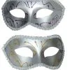 Overig Venetiaans Masker Zilver 1 Overig Venetiaans Masker Zilver -Goedkope Feest Pracht Winkel venetiaans masker zilver
