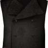 Overig Vest Brokaat Zwart Voor Heren