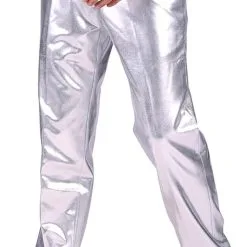 Overig Zilveren Broek Heren Luxe -Goedkope Feest Pracht Winkel zilveren broek heren luxe product